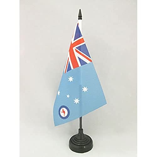 TISCHFLAGGE KÖNIGLICH AUSTRALISCHE LUFTWAFFE 21x14cm - ROYAL AUSTRALIAN AIR FORCE TISCHFAHNE 14 x 21 cm - flaggen AZ FLAG von AZ FLAG