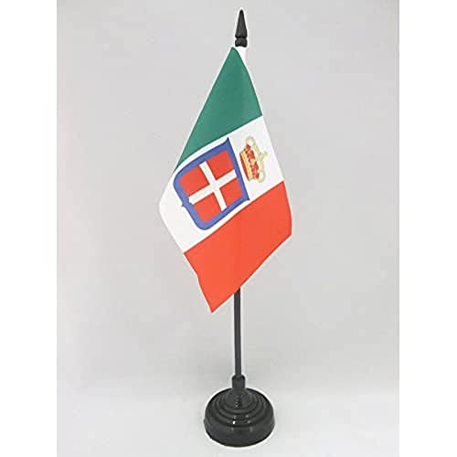 AZ FLAG - Tischflagge Königreich Italien Mit Krönt - 15x10 cm - Italienische Alt Tischfahne 10 x 15 Cm - Flaggen AZ FLAG - Tischflagge Königreich Italien Mit Krönt - 15x10 cm - Italienische Alt Tischfahne 10 x 15 Cm - Flaggen von AZ FLAG
