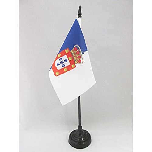 AZ FLAG - Tischflagge Königreich Portugal 1139-1910 - 15x10 cm - Reino De Portugal Tischfahne 10 x 15 cm - Flaggen AZ FLAG - Tischflagge Königreich Portugal 1139-1910 - 15x10 cm - Reino De Portugal Tischfahne 10 x 15 cm - Flaggen von AZ FLAG