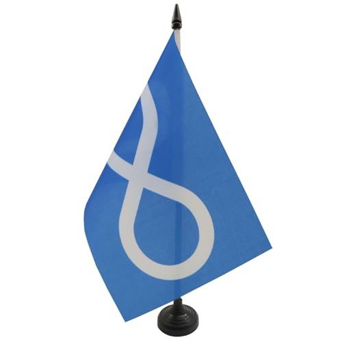 AZ FLAG - Tischflagge Métis Nation Of Canada - 21x14 cm - Métis Tischfahne 14 x 21 Cm - Flaggen AZ FLAG - Tischflagge Métis Nation Of Canada - 21x14 cm - Métis Tischfahne 14 x 21 Cm - Flaggen von AZ FLAG