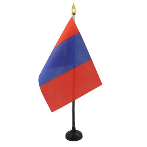 AZ FLAG - Tischflagge Mongolei - 15x10 cm Goldene Splitze - Mongolische Tischfahne 10 x 15 Cm - Flaggen AZ FLAG - Tischflagge Mongolei - 15x10 cm Goldene Splitze - Mongolische Tischfahne 10 x 15 Cm - Flaggen von AZ FLAG