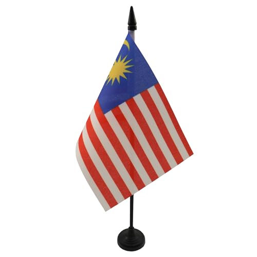 AZ FLAG - Tischflagge Malaysia - 15x10 cm - Malaysia Tischfahne 10 x 15 Cm - Flaggen AZ FLAG - Tischflagge Malaysia - 15x10 cm - Malaysia Tischfahne 10 x 15 Cm - Flaggen von AZ FLAG