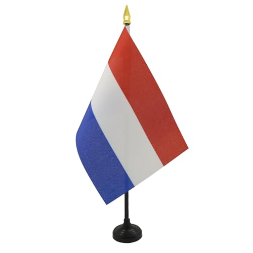 AZ FLAG - Tischflagge Niederlande - 15x10 cm Goldene Splitze - Holländische Tischfahne 10 x 15 Cm - Flaggen AZ FLAG - Tischflagge Niederlande - 15x10 cm Goldene Splitze - Holländische Tischfahne 10 x 15 Cm - Flaggen von AZ FLAG