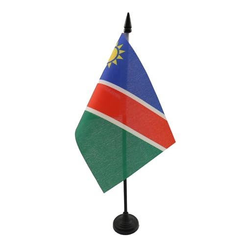 AZ FLAG TISCHFLAGGE Namibia 15x10cm - Republik Namibia TISCHFAHNE 10 x 15 cm - flaggen von AZ FLAG