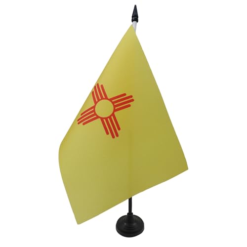 AZ FLAG - Tischflagge New Mexico - 21x14 cm - Bundesstaat New Mexico Tischfahne 14 x 21 Cm - Flaggen von AZ FLAG