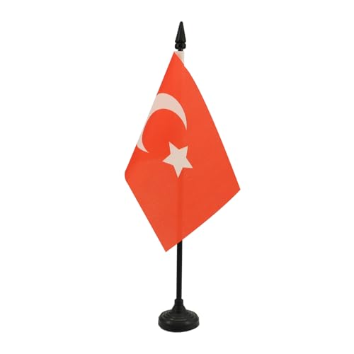 AZ FLAG - Tischflagge Osmanisches Reich - 15x10 cm - Ottomanisches Reich Tischfahne 10 x 15 Cm - Flaggen von AZ FLAG