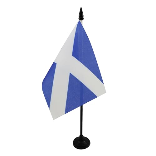 AZ FLAG TISCHFLAGGE SCHOTTLAND 15x10cm - Schottische TISCHFAHNE 10 x 15 cm - flaggen von AZ FLAG