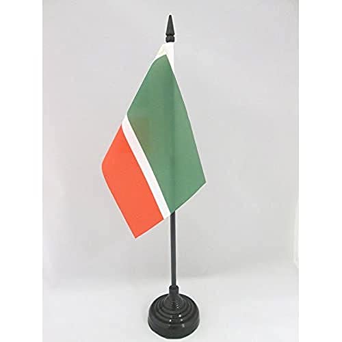 AZ FLAG - Tischflagge Tschetschenien - 15x10 cm - Tschetschenisch Tischfahne 10 x 15 Cm - Flaggen von AZ FLAG