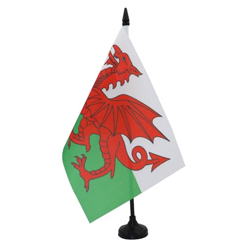 AZ FLAG - Tischflagge Wales - 21x14 cm - Walisische Tischfahne 14 x 21 cm - Flaggen AZ FLAG - Tischflagge Wales - 21x14 cm - Walisische Tischfahne 14 x 21 cm - Flaggen von AZ FLAG