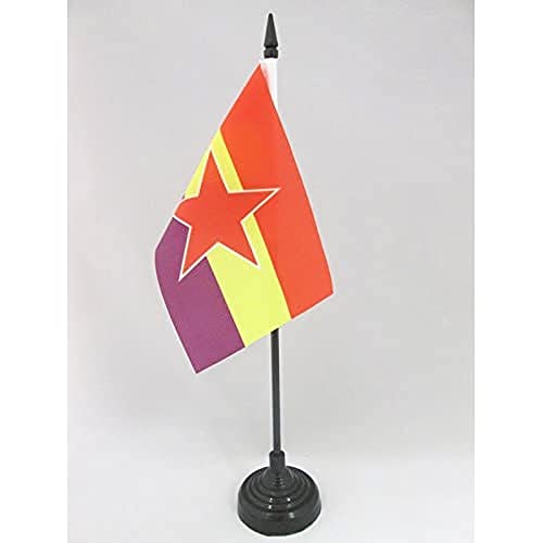 AZ FLAG - Tischflagge Zweite Spanische Republik Volksarmee - 15x10 cm - Republik Spanien Tischfahne 10 x 15 Cm - Flaggen AZ FLAG - Tischflagge Zweite Spanische Republik Volksarmee - 15x10 cm - Republik Spanien Tischfahne 10 x 15 Cm - Flaggen von AZ FLAG