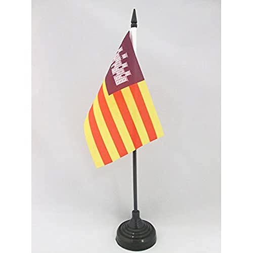 AZ FLAG - Tischflagge Balearen - 15x10 cm - Balearische Inseln Tischfahne 10 x 15 Cm - Flaggen AZ FLAG - Tischflagge Balearen - 15x10 cm - Balearische Inseln Tischfahne 10 x 15 Cm - Flaggen von AZ FLAG