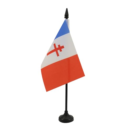 AZ FLAG - Tischflagge Frankreich Freier 1940-1944 - 15x10 cm - Französische Alt Tischfahne 10 x 15 cm - Flaggen von AZ FLAG