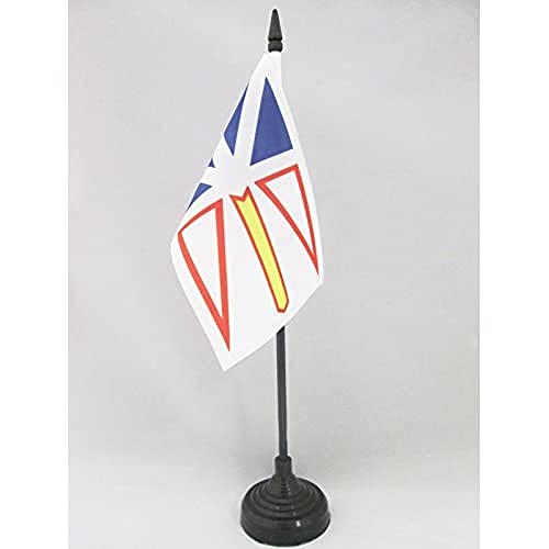 AZ FLAG - Tischflagge Neufundland Und Labrador - 15x10 cm - Neufundland Und Labrador Tischfahne 10 x 15 Cm - Flaggen von AZ FLAG