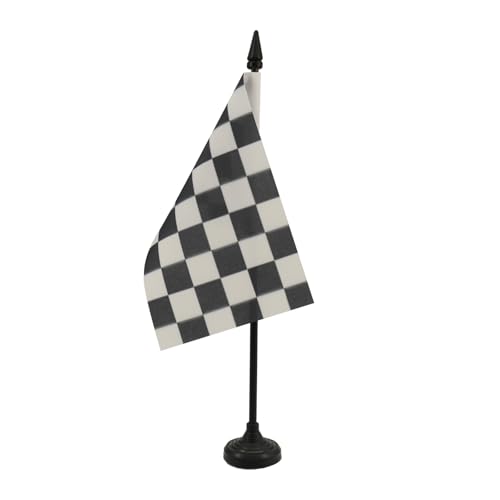 AZ FLAG - Tischflagge Zielflagge Schwarzes Und Weisses - 15x10 cm - Schwarz-Weisse Rennflagge Tischfahne 10 x 15 Cm - Flaggen AZ FLAG - Tischflagge Zielflagge Schwarzes Und Weisses - 15x10 cm - Schwarz-Weisse Rennflagge Tischfahne 10 x 15 Cm - Flaggen von AZ FLAG
