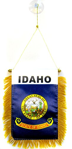AZ FLAG Wimpel Idaho 15x10cm - Bundesstaat Idaho Mini Flagge 10 x 15 cm - Auto Pennant spezielle Auto von AZ FLAG