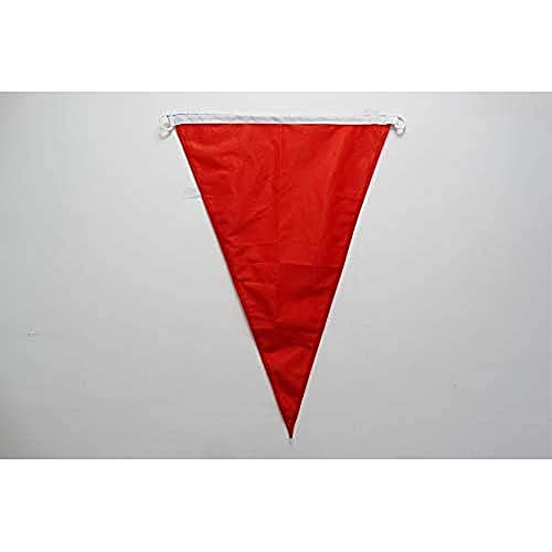 Rote Strandflagge Dreiecksringe für den Außenbereich, 150 x 90 cm von AZ FLAG