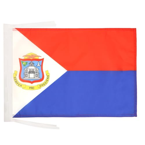 AZ FLAG - Flagge Sint Maarten - 45x30 cm Mit Kordel - Niederlande Fahne 30 x 45 Cm - Flaggen AZ FLAG - Flagge Sint Maarten - 45x30 cm Mit Kordel - Niederlande Fahne 30 x 45 Cm - Flaggen von AZ FLAG