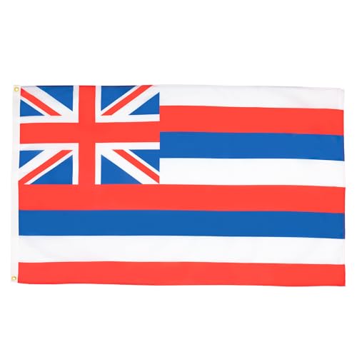 FLAGGE HAWAII 150x90cm - HAWAIISCHE BUNDESSTAAT FAHNE 90 x 150 cm - flaggen AZ FLAG Top Qualität von AZ FLAG