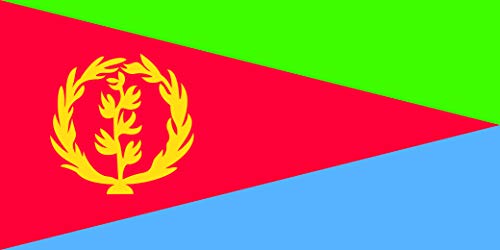 AZ FLAG - Flagge Eritrea - 90x60 cm - Staat Eritrea Fahne 100% Polyester mit Messing-Ösen - 50g AZ FLAG - Flagge Eritrea - 90x60 cm - Staat Eritrea Fahne 100% Polyester mit Messing-Ösen - 50g von AZ FLAG