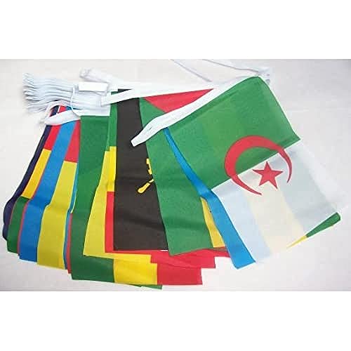 Fahnen Fahnenkette 30 Karibische Lander 9 Meter Mit 30 Flaggen 21x14cm Karibische Girl Garten Terrasse Jung Israel Org