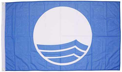 AZ FLAG - Flagge blaue Flagge Strand - 150x90 cm - Aussenverwendung - Pavillon bleu Fahne aus Gestricktem Polyester mit Plastikringen - 170g AZ FLAG - Flagge blaue Flagge Strand - 150x90 cm - Aussenverwendung - Pavillon bleu Fahne aus Gestricktem Polyester mit Plastikringen - 170g von AZ FLAG