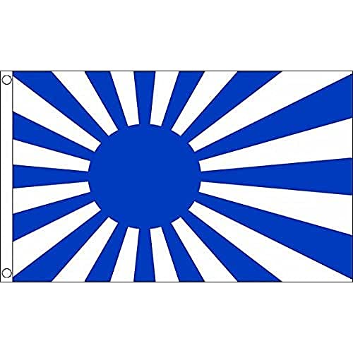 FLAGGE KAISERLICH JAPANISCHE ARMEE BLAUE 150x90cm - JAPAN WWI FAHNE 90 x 150 cm - flaggen AZ FLAG Top Qualität von AZ FLAG