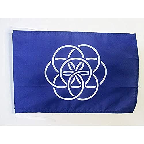 AZ FLAG Flagge Planet Erde 45x30cm mit Kordel - Blauer Planet Fahne 30 x 45 cm - flaggen Top Qualität von AZ FLAG