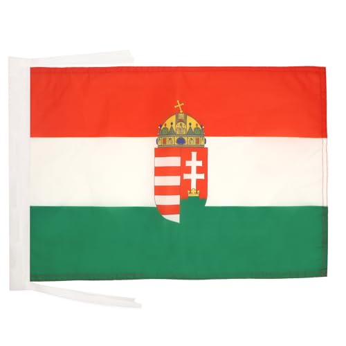 AZ FLAG Flagge UNGARN MIT Waffen 45x30cm mit Kordel - UNGARISCHE Fahne 30 x 45 cm - flaggen Top Qualität AZ FLAG Flagge UNGARN MIT Waffen 45x30cm mit Kordel - UNGARISCHE Fahne 30 x 45 cm - flaggen Top Qualität von AZ FLAG