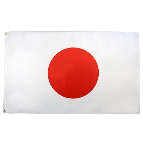 AZ FLAG - Flagge Japan - 150x90 cm - Japanische Fahne 100% Polyester mit Messing-Ösen - 110g AZ FLAG - Flagge Japan - 150x90 cm - Japanische Fahne 100% Polyester mit Messing-Ösen - 110g von AZ FLAG