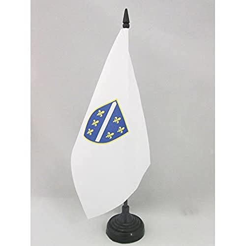 TISCHFLAGGE BOSNIEN-HERZEGOWINA 1992-1998 21x14cm - BOSNISCHE TISCHFAHNE 14 x 21 cm - flaggen AZ FLAG von AZ FLAG