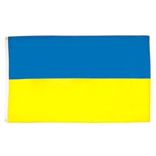 AZ FLAG Flagge Ukraine 150x90cm - UKRAINISCHE Fahne 90 x 150 cm - flaggen Top Qualität von AZ FLAG