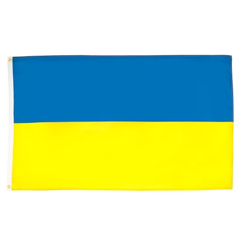 AZ FLAG - Flagge Ukraine - 150x90 cm - Ukrainische Fahne 100% Polyester mit Messing-Ösen - 110g AZ FLAG - Flagge Ukraine - 150x90 cm - Ukrainische Fahne 100% Polyester mit Messing-Ösen - 110g von AZ FLAG