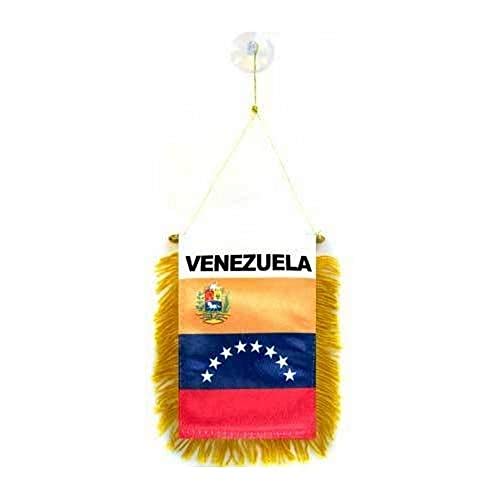 AZ FLAG Wimpel Venezuela 15x10cm - BOLIVARISCHE Republik Venezuela Mini Flagge 10 x 15 cm - Auto Pennant spezielle Auto von AZ FLAG