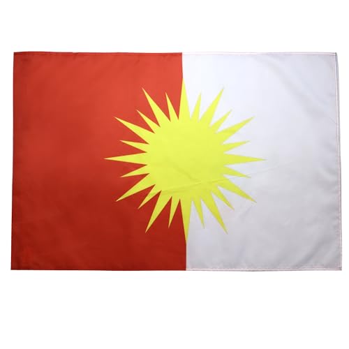 AZ FLAG - Flagge Jesiden Yazidism - 150x90 cm - Yeziden Kurdisch Eziden Fahne 90 x 150 Cm Scheide Für Mast - Flaggen AZ FLAG - Flagge Jesiden Yazidism - 150x90 cm - Yeziden Kurdisch Eziden Fahne 90 x 150 Cm Scheide Für Mast - Flaggen von AZ FLAG