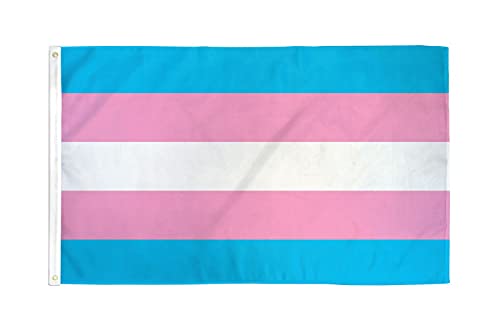 AZ FLAG Flagge Regenbogen Transgender 250x150cm - INTERSEXUELLE Fahne 150 x 250 cm - flaggen Top Qualität von AZ FLAG