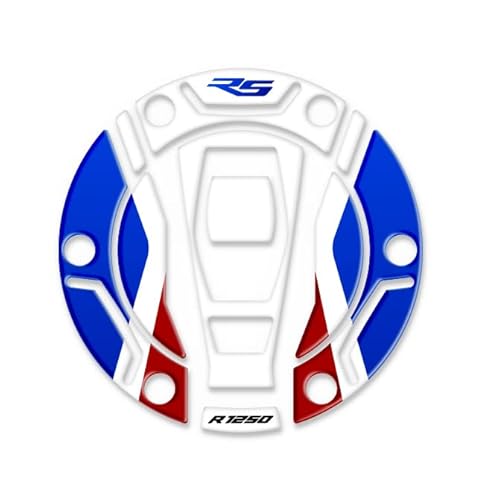 Benzindeckel 3D Harz kompatibel mit BMW R 1250 RS 2022-2023 GP-873 (Blau und Rot) von AZ Graphishop
