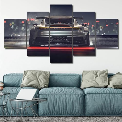AZBESCZ Moderne Bilder Wohnzimmer 5 Teiliger Porsch 911 GT3 Auto Poster Mit Rahmen Hd Für Heimdekoration Personalisierte Bilder Leinwandbilder Xxl AZBESCZ Moderne Bilder Wohnzimmer 5 Teiliger Porsch 911 GT3 Auto Poster Mit Rahmen Hd Für Heimdekoration Personalisierte Bilder Leinwandbilder Xxl von AZBESCZ