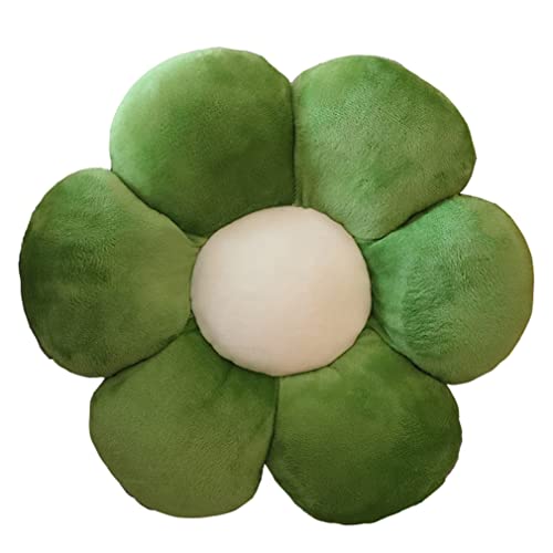 AZCHEN Blumenkissen, Terrassenmöbel, Standard-Kissen, Heimstuhlkissen, dekoratives Kissen (30 cm, Dunkelgrün) von AZCHEN