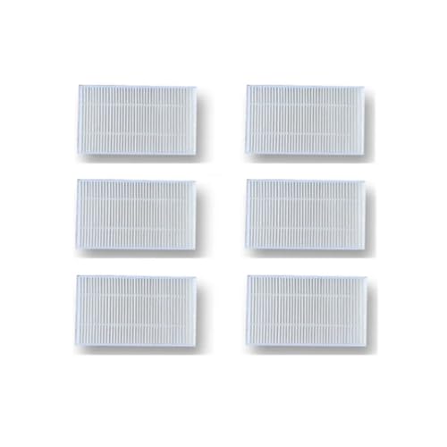 AZDTGWOOX Roboterfilter, Seitenbürste, Rollenbürste, Wischtuch, Kompatibel Mit ABIR, X5, X6, X8 Roboterstaubsaugerkomponenten(F) von AZDTGWOOX