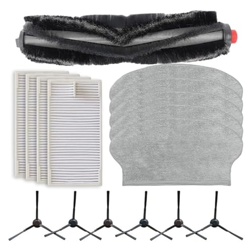 Kompatibel Mit Eureka NER600 Roboterstaubsauger, Hauptseitenbürste, Hepa-Filter, Wischtuch, Ersatzteile, Zubehör, Staubsaugerteil-Ersatz Kompatibel Mit Eureka NER600 Roboterstaubsauger, Hauptseitenbürste, Hepa-Filter, Wischtuch, Ersatzteile, Zubehör, Staubsaugerteil-Ersatz von AZDTGWOOX