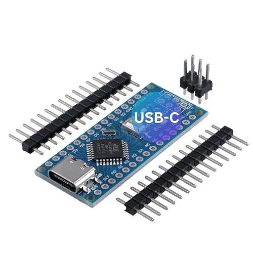 AZDelivery 1 x AZ-Nano V3-Board Set mit USB-C Anschluss | Atmega CH340 Chip Atmega328 CH340 | Kompatibel mit Arduino Pro Micro und Arduino Nano V3 | Inklusive E-Book von AZDelivery