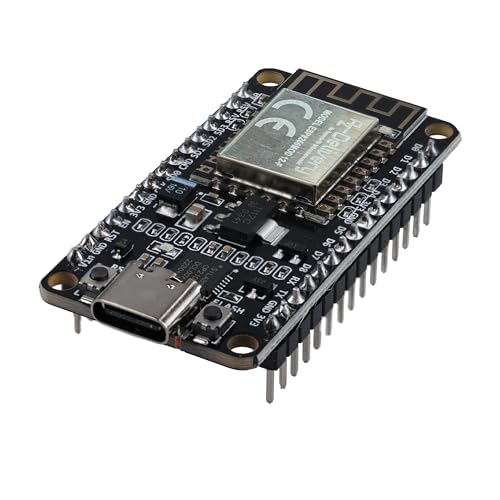 AZDelivery 1 x NodeMCU Amica Modul V2 ESP8266 ESP-12F WiFi mit USB-C Anschluss - Node MCU ESP 8266 WiFi Development Board mit CP2102 kompatibel mit Arduino - inkl. E-Book von AZDelivery