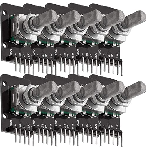 AZDelivery 10 x KY-040 Drehwinkelgeber Drehgeber Rotary Encoder Modul kompatibel mit Arduino inklusive E-Book! von AZDelivery