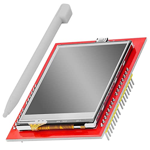 AZDelivery 2,4 Zoll TFT LCD Touch Display Shield Module SPI XPT2046 240x320 Pixel ILI9341 5V 3,3V kompatibel mit Arduino inklusive E-Book! von AZDelivery