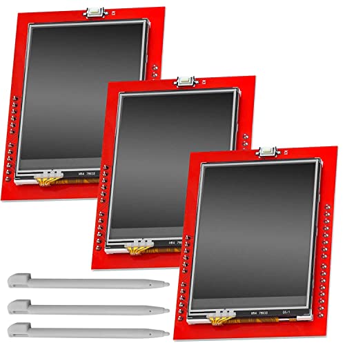 AZDelivery 3 x 2,4 Zoll TFT LCD Touch Display Shield Module SPI XPT2046 240x320 Pixel ILI9341 5V 3,3V kompatibel mit Arduino inklusive E-Book! AZDelivery 3 x 2,4 Zoll TFT LCD Touch Display Shield Module SPI XPT2046 240x320 Pixel ILI9341 5V 3,3V kompatibel mit Arduino inklusive E-Book! von AZDelivery