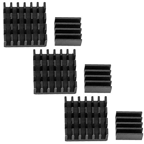 AZDelivery 3 x 2er Set schwarzer Alu Kühlkörper passiv für Raspberry Pi 3 mit wärmeleitender Spezialklebefolie inklusive E-Book! AZDelivery 3 x 2er Set schwarzer Alu Kühlkörper passiv für Raspberry Pi 3 mit wärmeleitender Spezialklebefolie inklusive E-Book! von AZDelivery