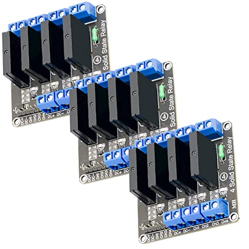AZDelivery 3 x 4 Kanal Relais Modul 5V DC Halbleiterrelais Low Level Trigger Power Switch Relais Board kompatibel mit Arduino und Raspberry Pi von AZDelivery