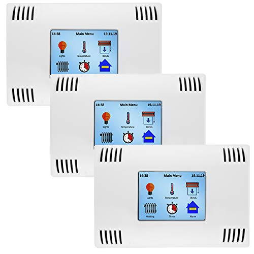 AZDelivery 3 x AZ-Touch MOD Smart Home Wandgehäuseset mit 2,4 Zoll TFT LCD Touchscreen, SPI-Touch-Controller XPT2046 kompatibel mit ESP8266 und ESP32 inklusive E-Book! von AZDelivery