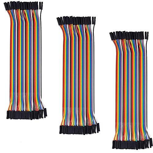 AZDelivery 3 x Jumper Wire Kabel 40 STK. je 20 cm F2F Female to Female kompatibel mit Arduino und Raspberry Pi Breadboard inklusive E-Book! AZDelivery 3 x Jumper Wire Kabel 40 STK. je 20 cm F2F Female to Female kompatibel mit Arduino und Raspberry Pi Breadboard inklusive E-Book! von AZDelivery