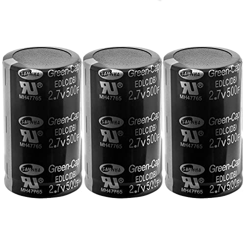 AZDelivery 3 x Kondensator Supercapacitor 2.7V 500 Farad inklusive E-Book! von AZDelivery